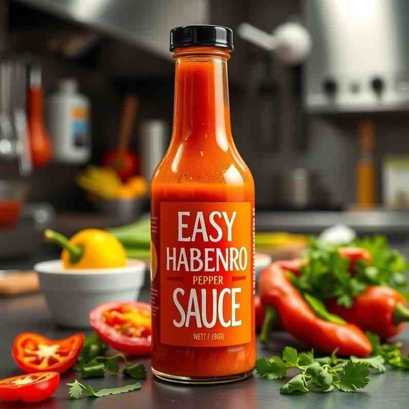 Easy Habanero Pepper Sauce Recipe